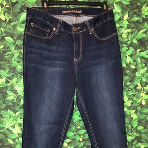 Woman Within Dark Blue Jeans
